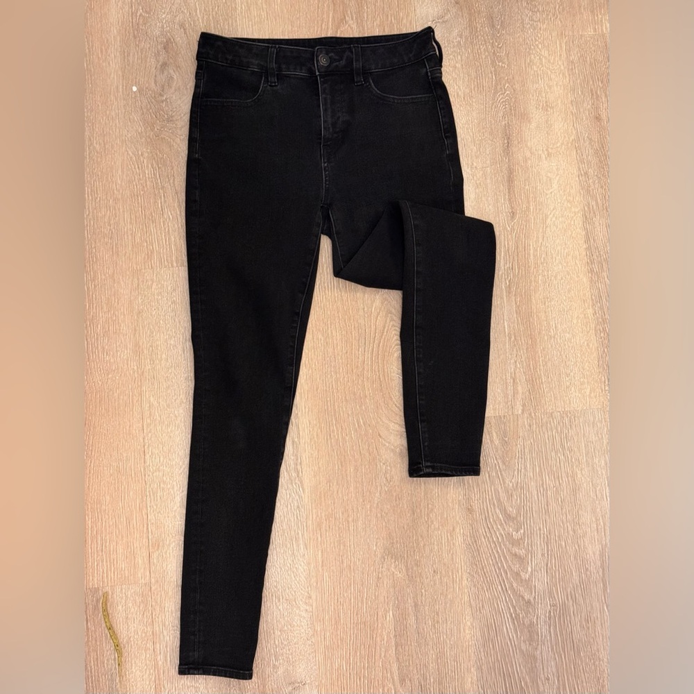 American Eagle Outfitters Black Skinny Jeans Size 4